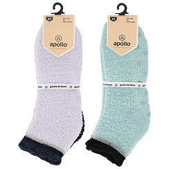Damen Bett-Socken mit ABS - 2 Farben zur Wahl - 2er Pack Damen Bett-Socken mit ABS - 2 Farben zur Wahl - 2er Pack