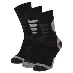 Walking-Socke - antibakteriell - schwarz oder marine - 3er Pack Walking-Socke - antibakteriell - schwarz oder marine - 3er Pack