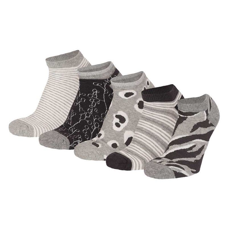 Sneaker Leo - schwarz/grau - 5er Pack