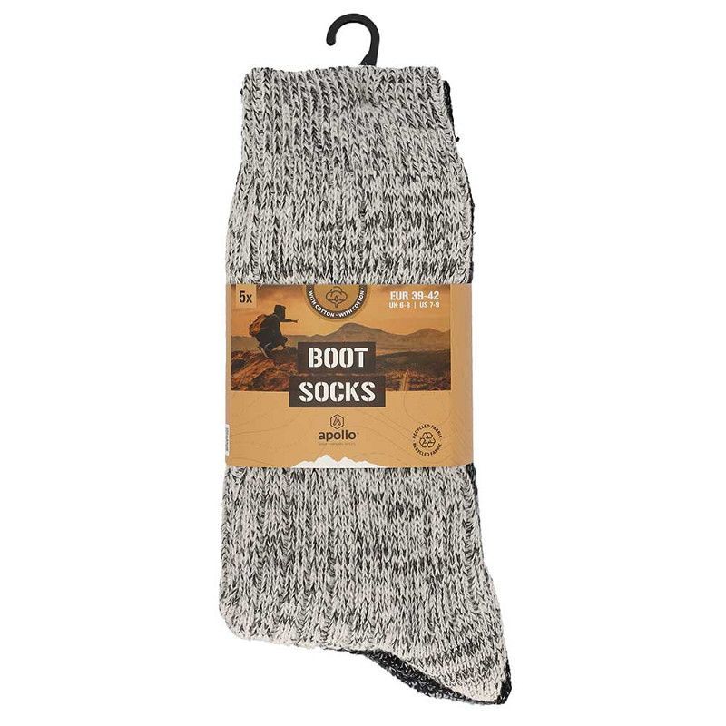 Boot-Socks, 80% Baumwolle - 5er Pack