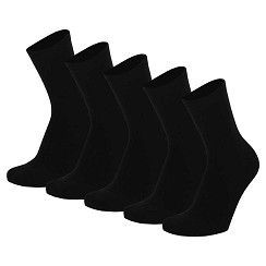 Damen-Socke für schmale, kleine Füsse - Gr. 35-38 - schwarz - 5 Paar Damen-Socke für schmale, kleine Füsse - Gr. 35-38 - schwarz - 5 Paar