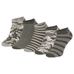 Sneaker mit Streifen und Camouflage - oliv - 5er Pack Sneaker mit Streifen und Camouflage - oliv - 5er Pack