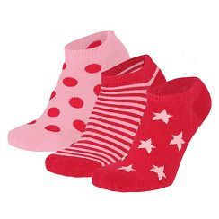 Kinder-Sneaker  Gr. 23-38 - pink/fuchsia -  3 Paar