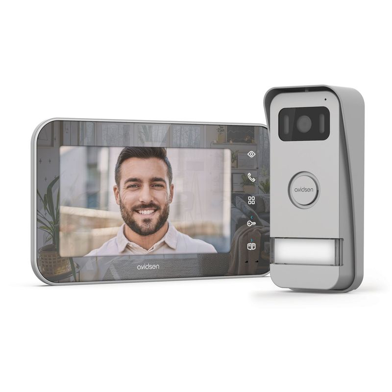 Videotelefono a colori Maya a 2 fili con design ecologico e doppio controllo a effetto specchio