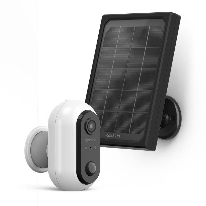 Telecamera solare da esterno Home Cam Applicazione a batteria Avidsen Home
