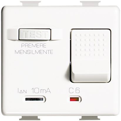 Interruttore differenziale magnetotermico Salvavita 1P+N