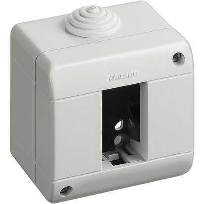 custodia IP40 composta da base e coperchio - per 1 modulo Màtix