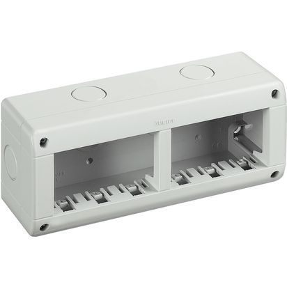 custodia IP40 composta da base e coperchio - 3+3 moduli Màtix