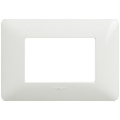 Placca Matix 3 moduli bianca