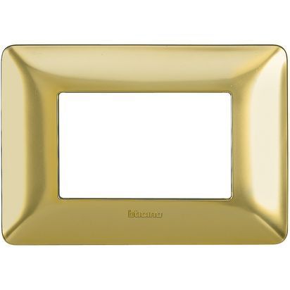 Placca Matix 3 moduli oro satinato