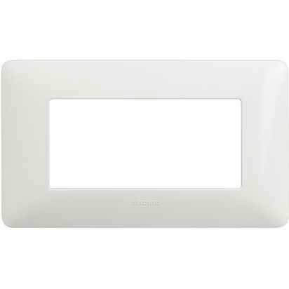 Placca Matix 4 moduli bianca