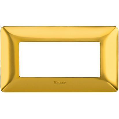 Placca Matix 4 moduli oro satinato