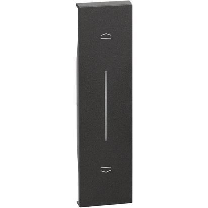 BTICINO COVER COMANDO TAPPARELLE 1M NERA LIVING NOW KG05
PER K4037 EK4027C