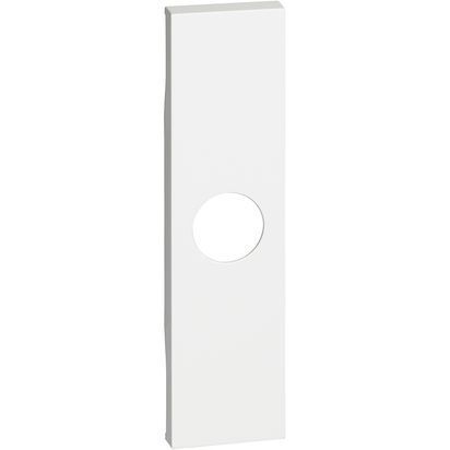 Cover per presa TV e falso polo con uscita. Per prese TV e falso polo con foro. Per art. K4202D, K4202P14, K4202P10, K4202F, K4953 - 1 modulo, Bianco Cover per presa TV e falso polo con uscita. Per prese TV e falso polo con foro. Per art. K4202D, K4202P14, K4202P10, K4202F, K4953 - 1 modulo, Bianco