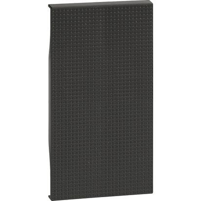 Cover per suoneria elettronica art. K4355V12 - 2 moduli, Nero
