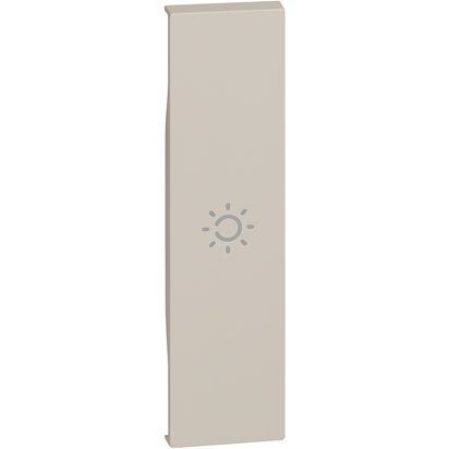 Cover con simbolo luce. Per art. K4001, K4003, K4004, K4004L, K4005, K4034 - 1 modulo, Sabbia