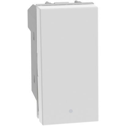 Pulsante basculante 1P (NO) 10A – 250Vac - illuminabile
BTCINO MATIX GO BIANCA