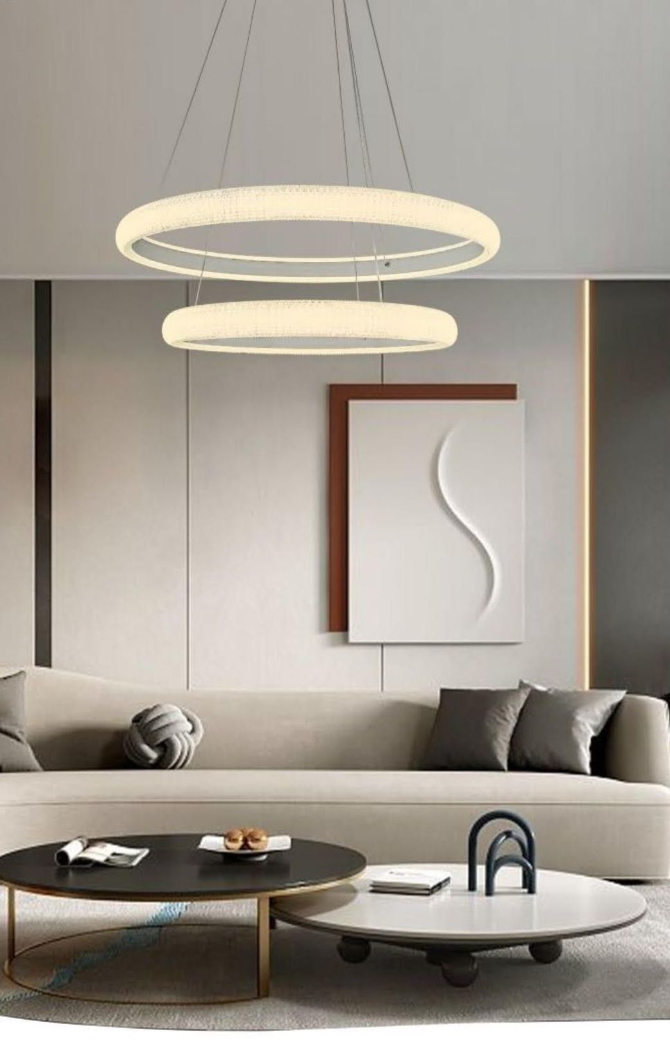 ​LAMPADARIO MODERNO ESAGONALE LP-38BN