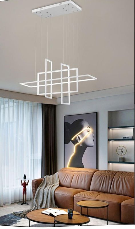 ​LAMPADARIO MODERNO ESAGONALE LP-36BN