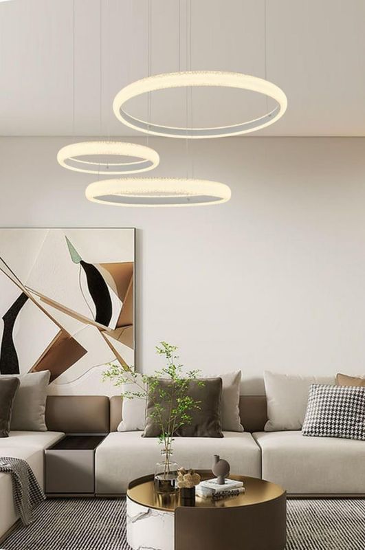 ​LAMPADARIO MODERNO ESAGONALE LP-39BF