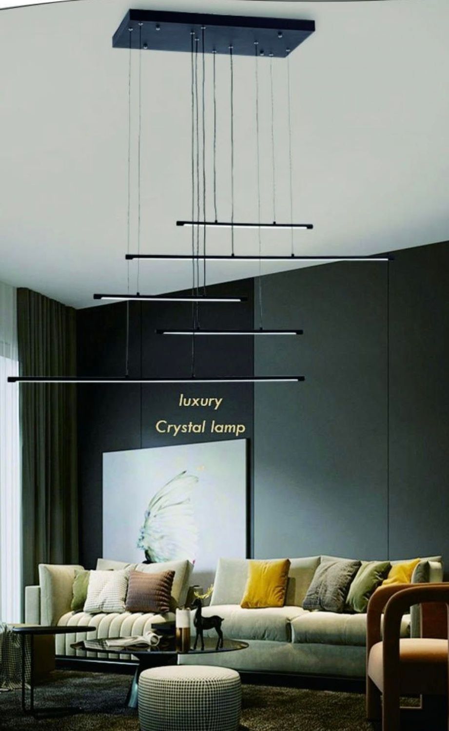 ​LAMPADARIO MODERNO ESAGONALE LP-43-N3C