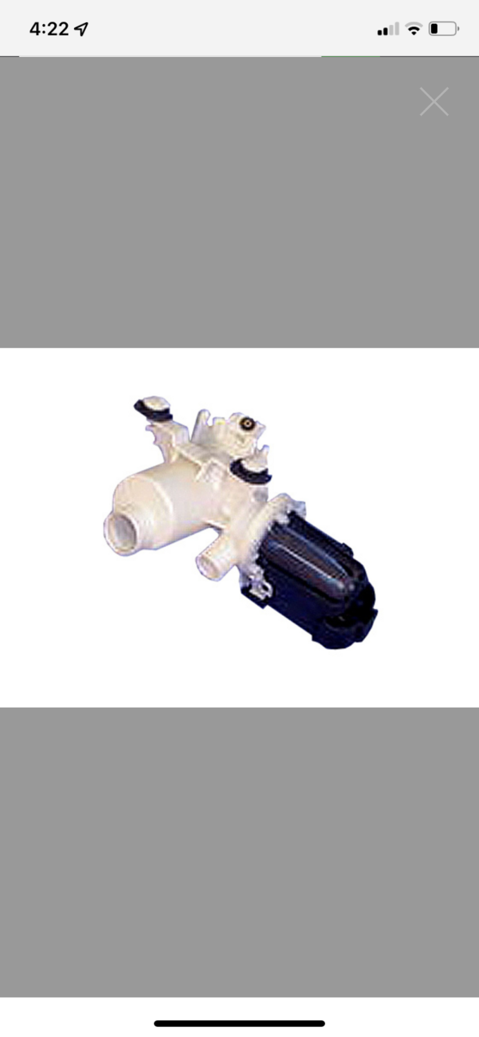 WPW10730972, W10130913 Washer Drain Pump Assembly