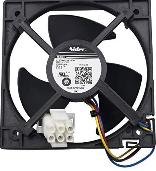 WR60X10340 FAN MOTOR subs to WR60X25858 