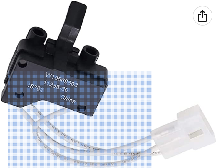 WPW10569603 Dryer Door Switch