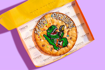 Godzilla Birthday Cookie Cake