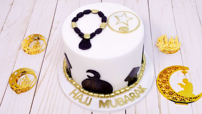 Hajj/Umrah Mubarak Cake
