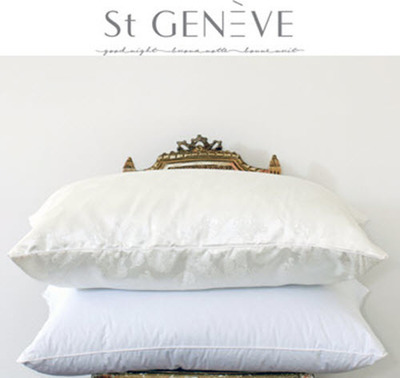 St. Genève Genuine Eiderdown Pillow (Silk Cover)