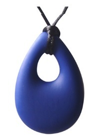 Comfort Chews Raindrop Navy Blue