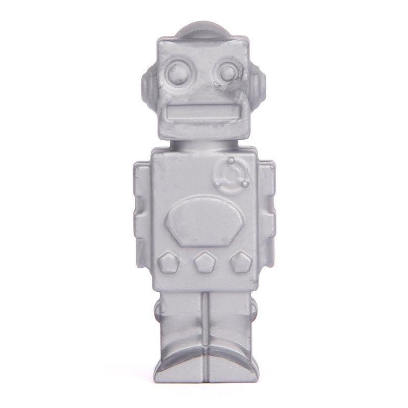 Silver Robot Pencil Topper