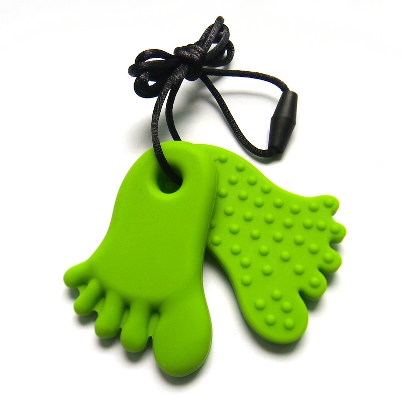 Footprint Pendant Green