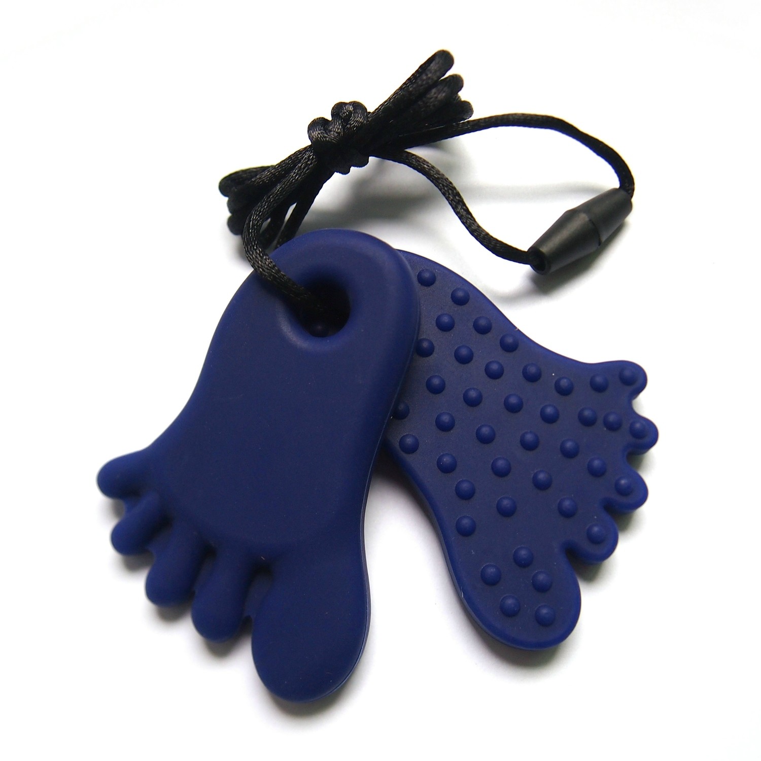 Footprint Pendant Navy Blue