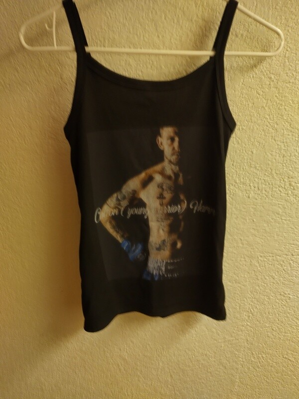 Spaghetti strap tank top ft shrit Colton hamm