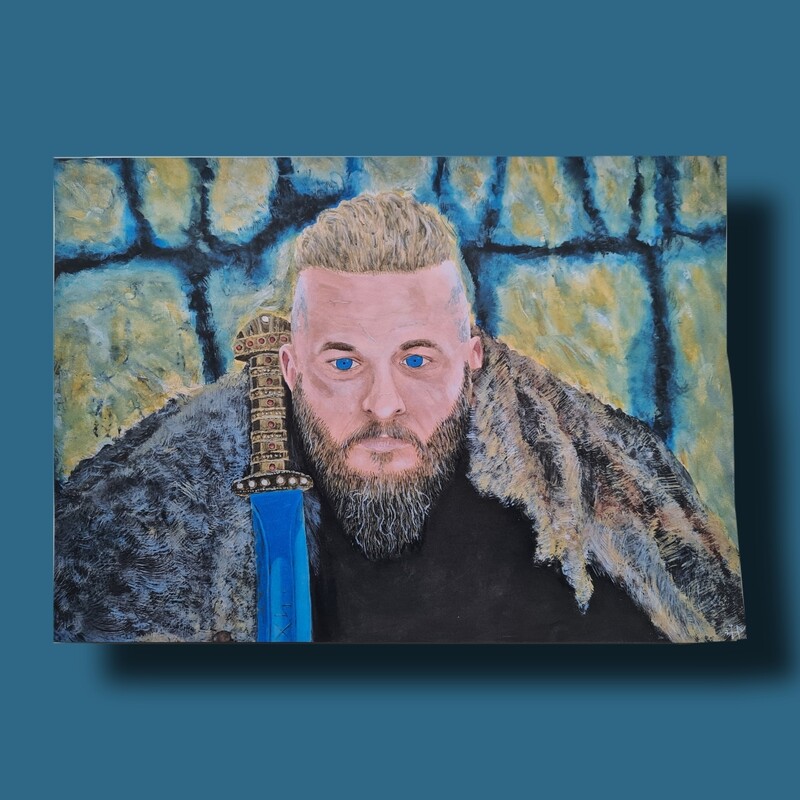 Ragnar Lothbrok - Vikings Painting Print