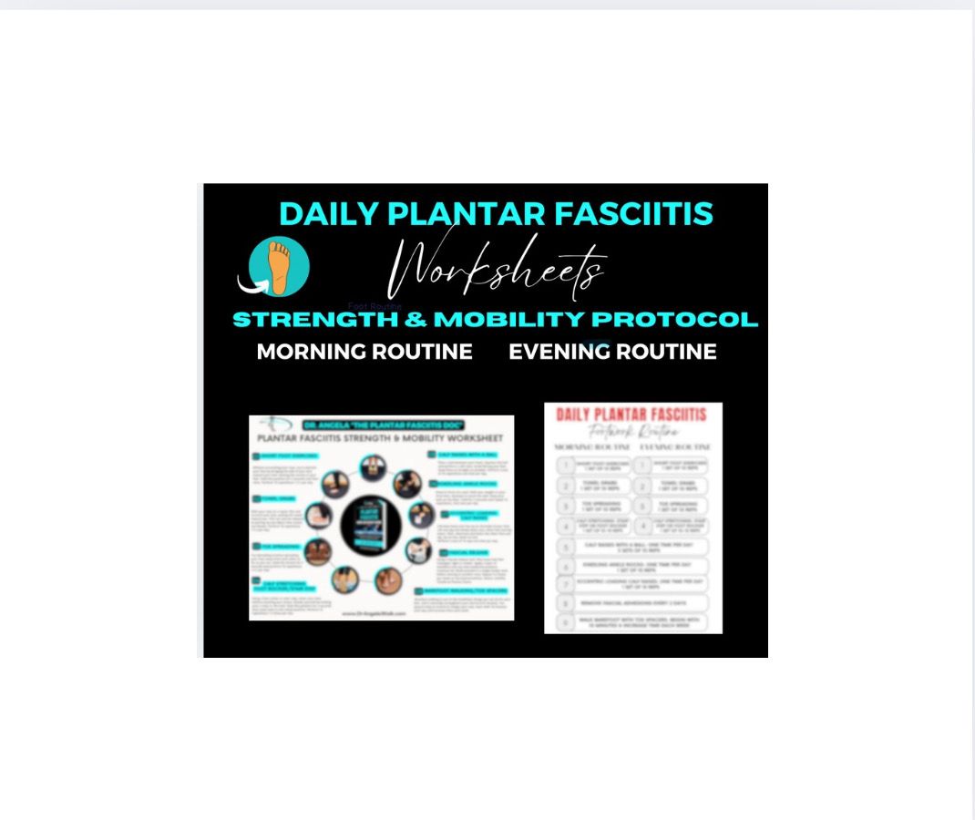 Plantar Fasciitis Worksheets
