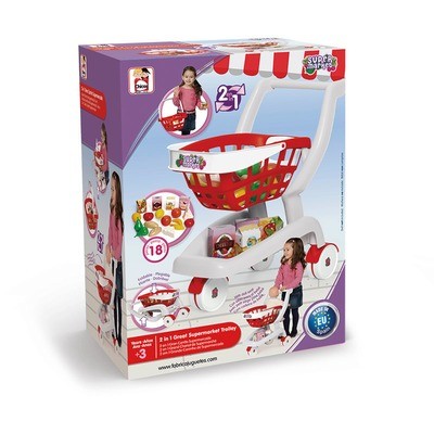 CARRO SUPERMERCADO 2 EM 1 (84158) CARRO SUPERMERCADO 2 EM 1 (84158)