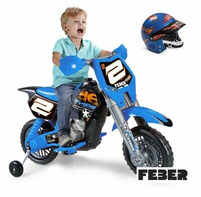 Feber Rider Cross 6V com capacete (800012224) Feber Rider Cross 6V com capacete (800012224)