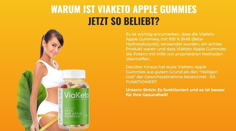 ViaKeto Apple Gummies Deutschland Offizielle Website &amp; Bewertungen 2022