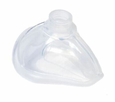 A silicone oxygen mask