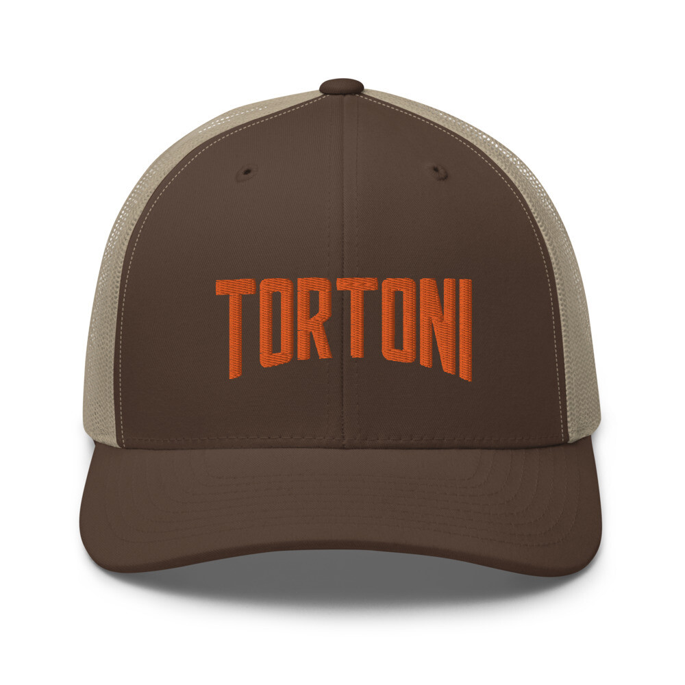 Tortoni Trucker Hat - Orange Logo
