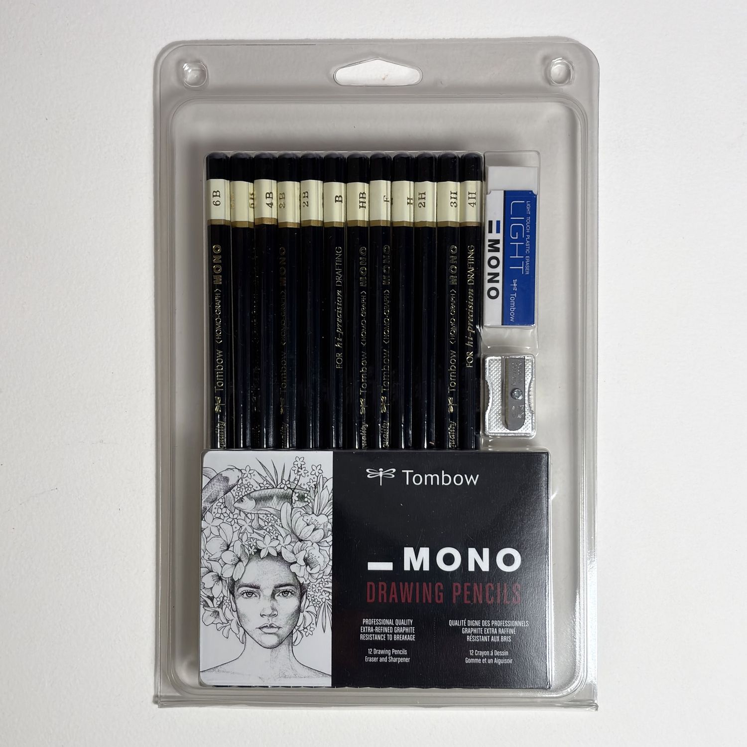 Tombow Mono 12-Piece Drawing Pencil Set