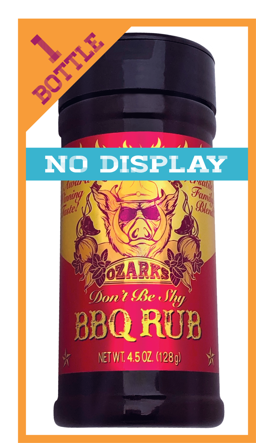 (1) Bottle BBQ Rub  |  NO DISPLAY