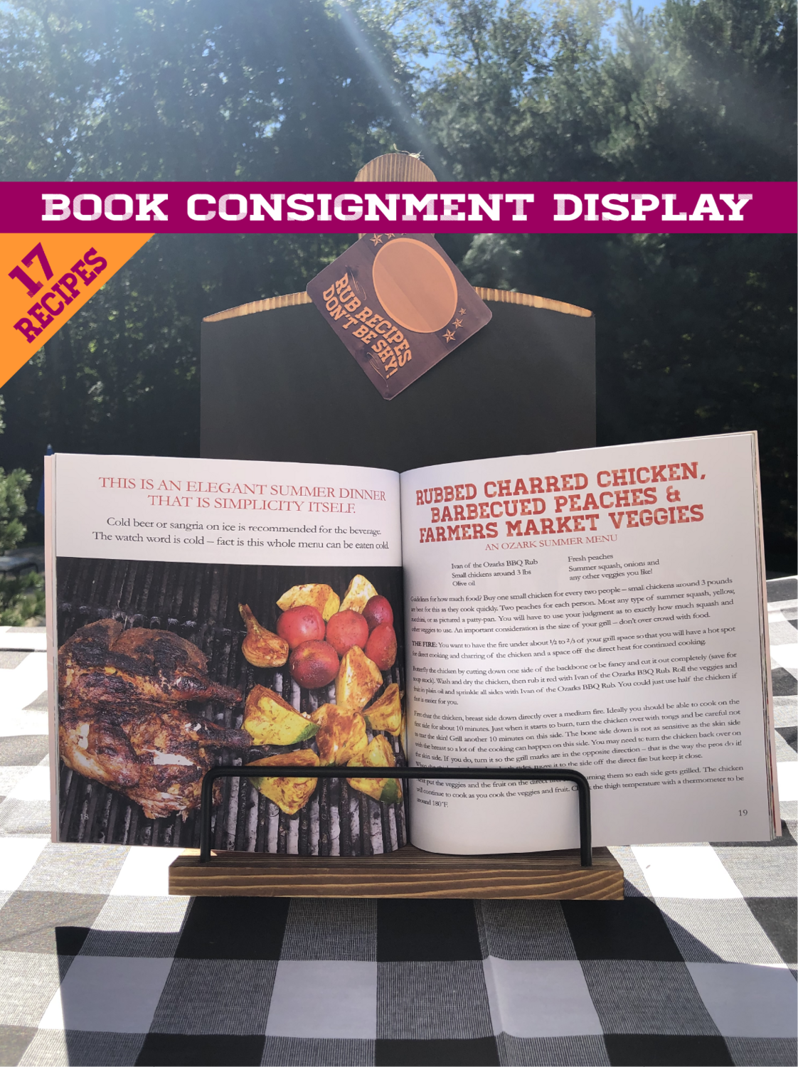 (1) Recipe Book  |  CONSIGNMENT  | 
Display and signage provided during consignment only.