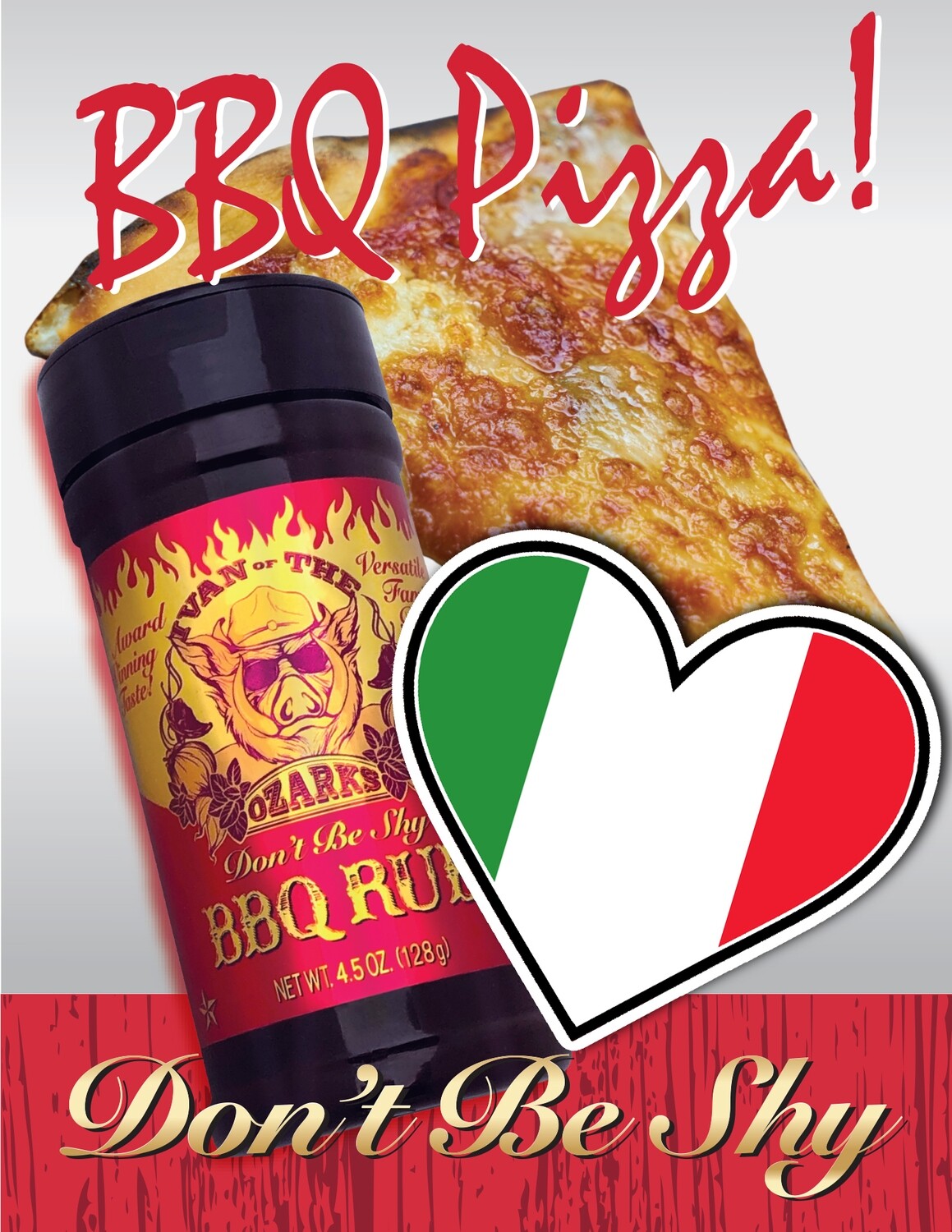 PIZZA PARLOR SPECIAL  |   1 BOTTLE RUB    |   ACRYLIC STAND &amp; SIGNAGE