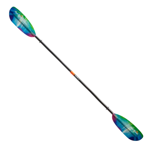 AQUA BOUND 2PC STRAIGHT SHAFT PADDLE, Color: Northern lights