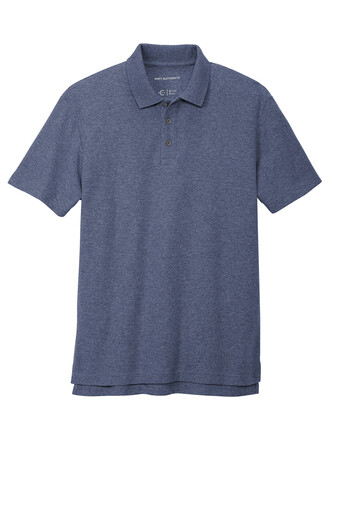 Port Authority® C-FREE ™ Cotton Blend Pique Polo, Color: Navy Heather