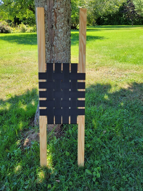 34" Ash Webbed &amp; Caned Canoe Seat